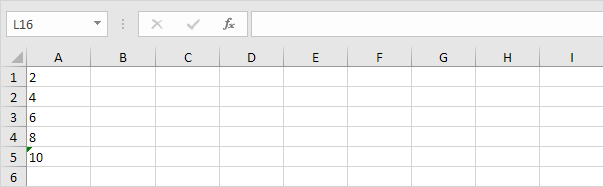 Testo in numeri in Excel