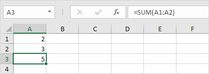 פונקציה ב- Excel