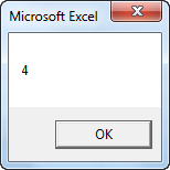 Excel VBA -alue Object